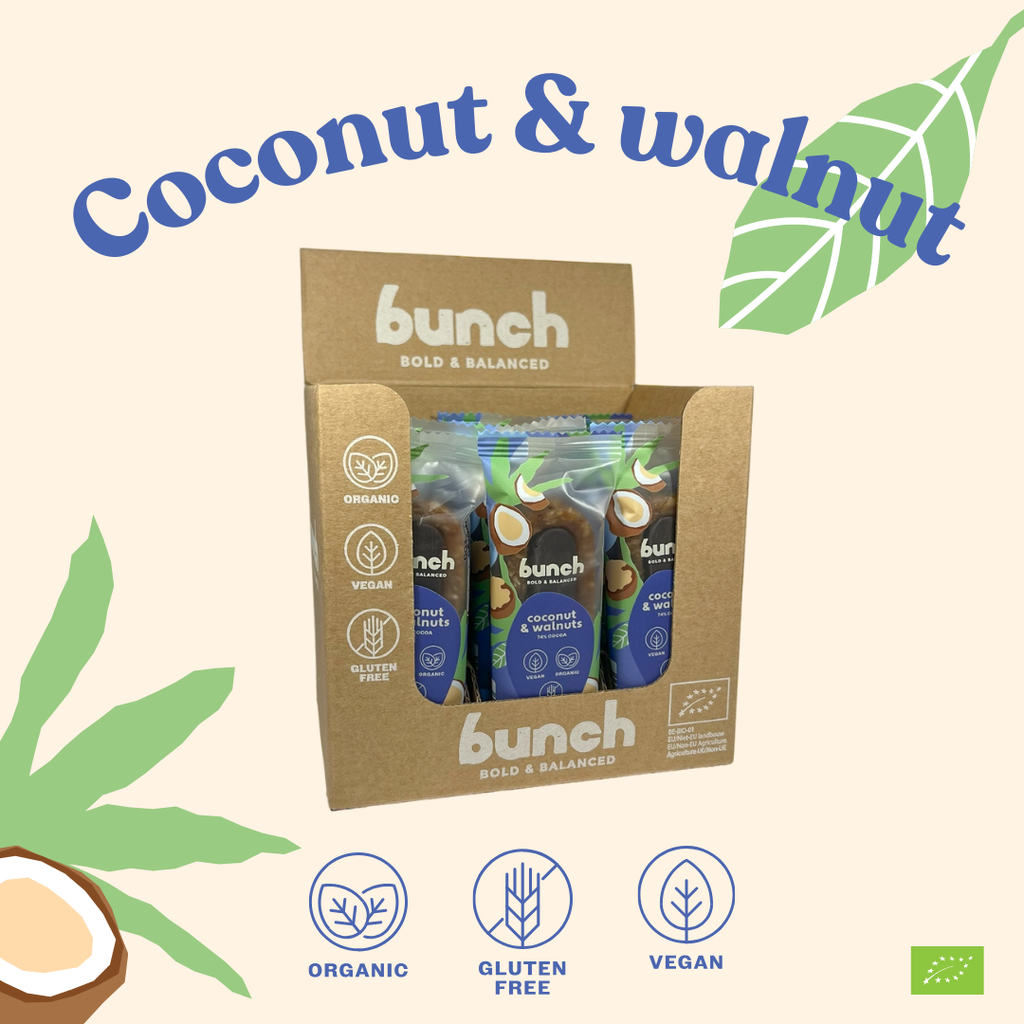 Bunch Bio dadelreep: kokos & walnoot