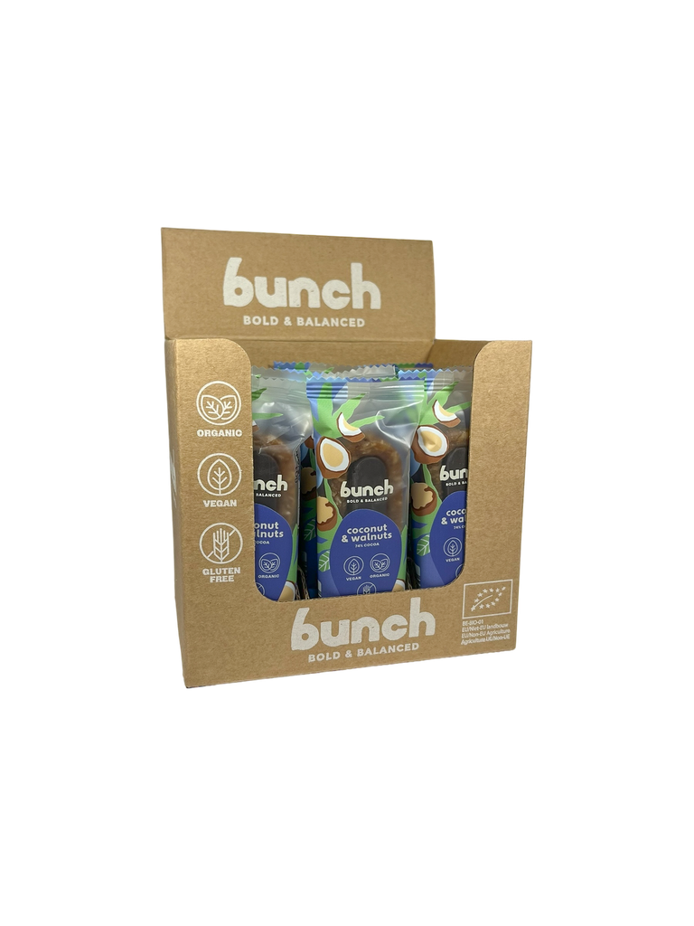 [BIO003] *BUNCH Date bar coconut & walnut 18 X 38g